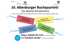 Vorschau 10. Altenburger Buchquartett 2023